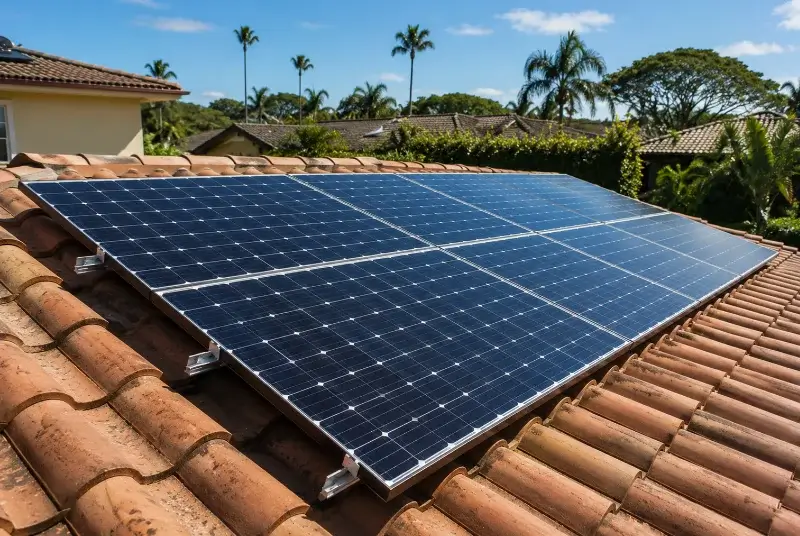 Installation de panneaux solaires à Haut-Mauco
